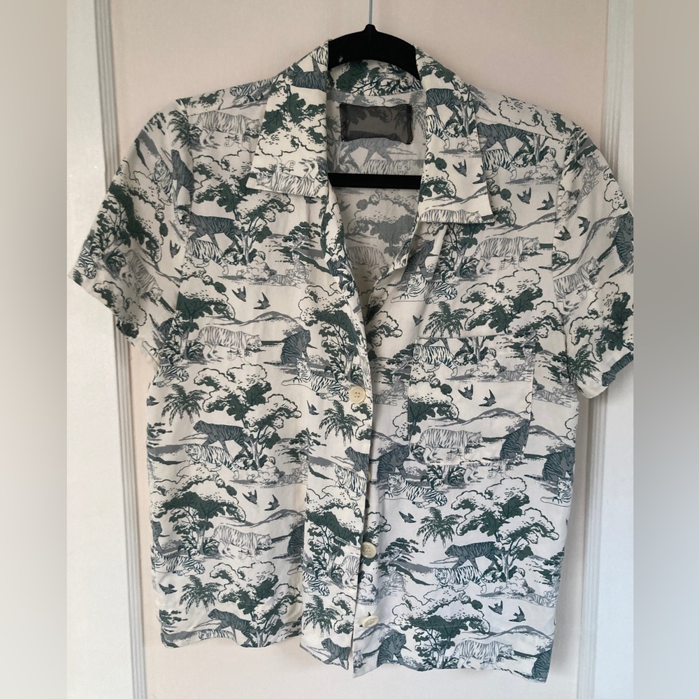 Reformation button up blouse